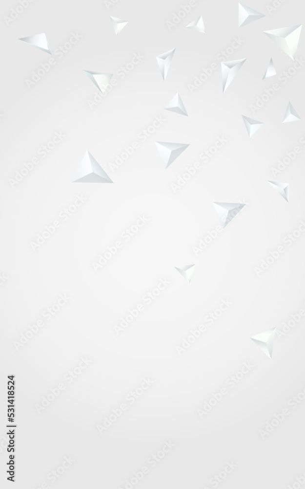 Transparent Triangle Graphic Vector  Gray