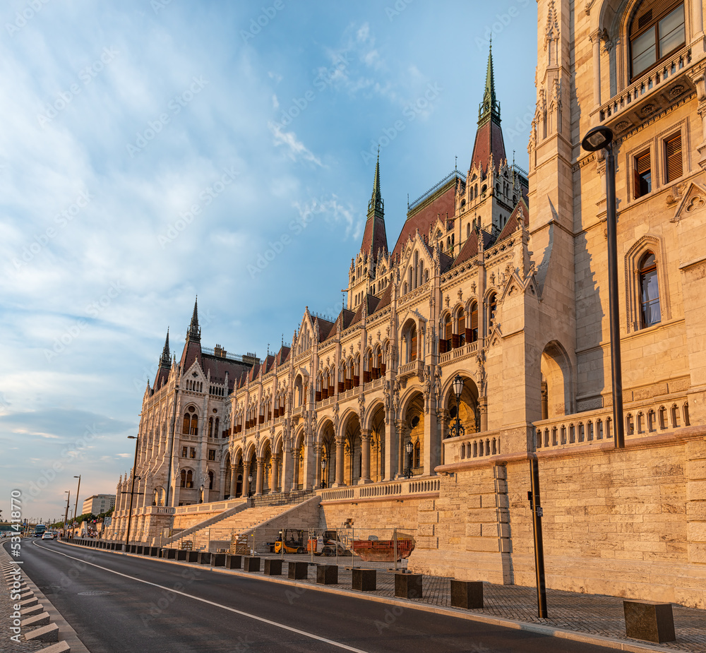 Facade of Hungarian Parliament
