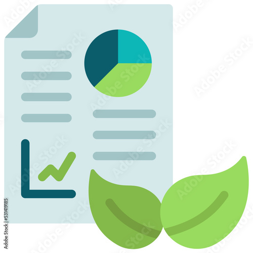 Sustainable Reporting Icon