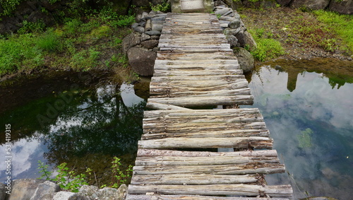 old wooden bridge