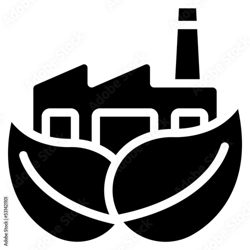 Sustainable Factory Icon