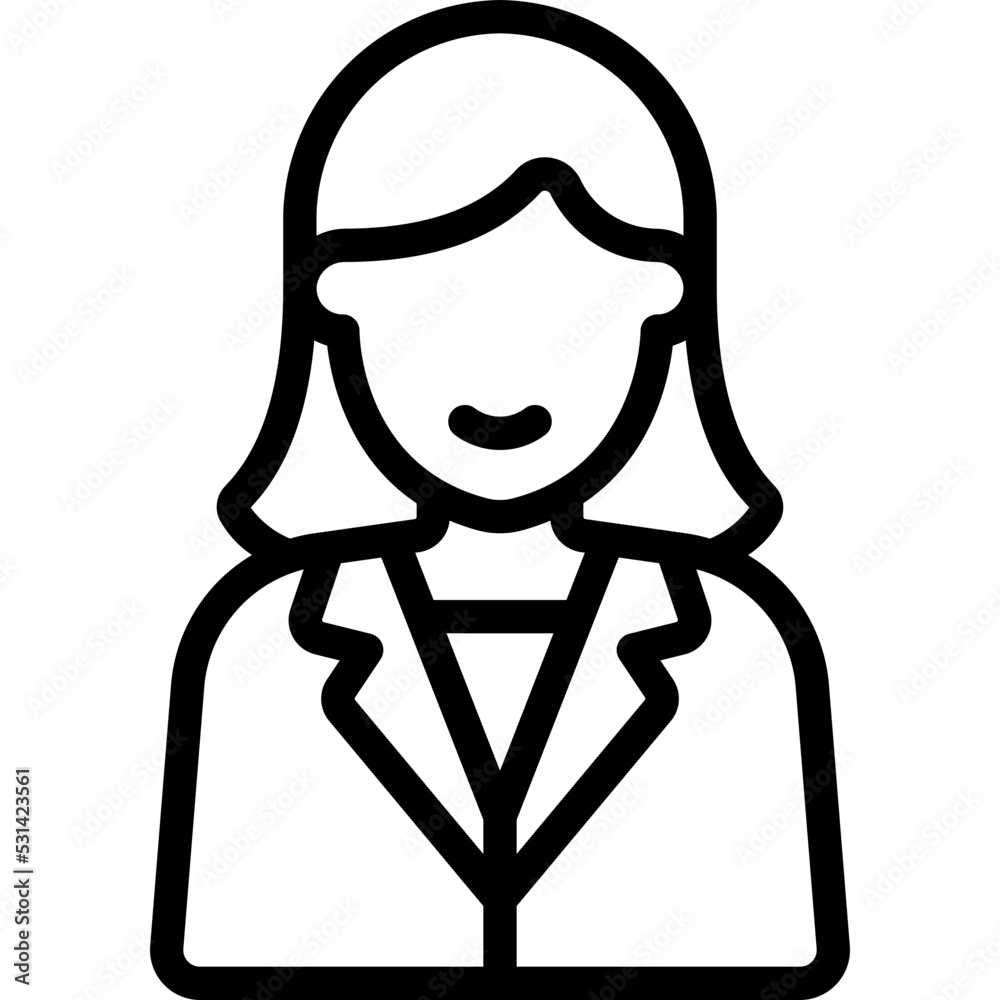 Business Woman Icon Business Woman Icon