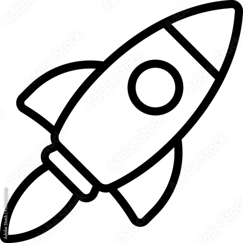 Launch Business Rocket Icon