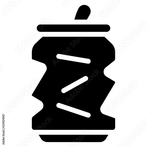 Crushed Can Icon