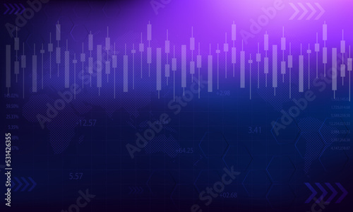 Illustration of economic background.finance banking concept.