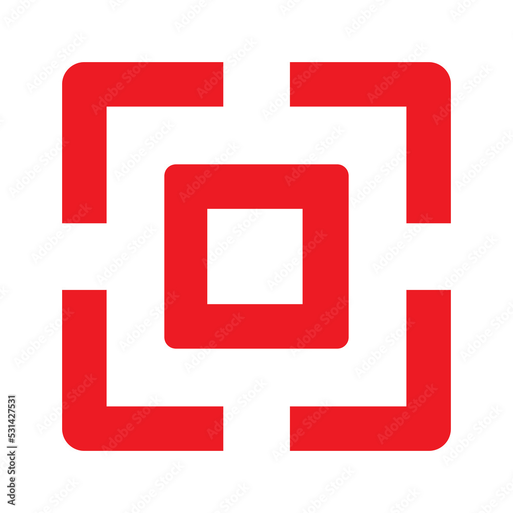 QR code or Qrcode icon. QR code scan illustration vector QR code or Qrcode icon. QR code scan illustration vector