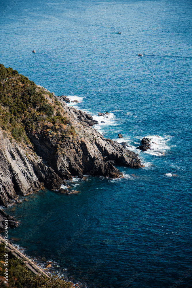 sea and rocks Cinque Terre