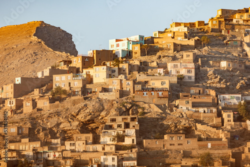 Photos Houses in Kabul, district overlooking the city, Afghanistan