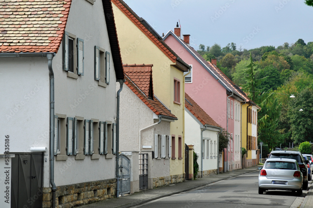 guntersblum, häuserzeile