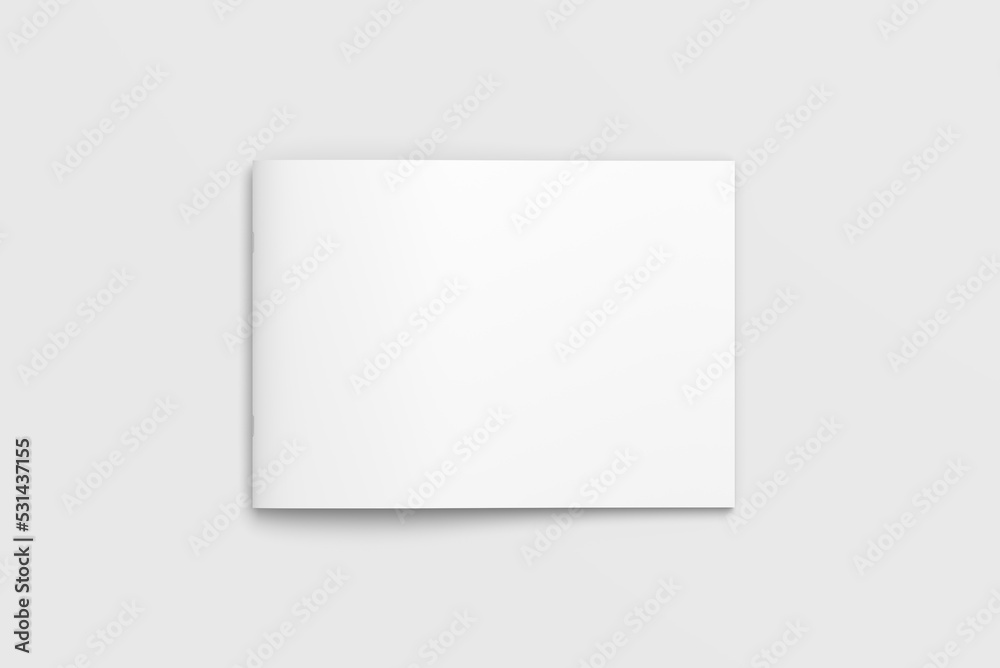 Blank a4 landscape cover brochure mockup Blank a4 landscape cover brochure mockup