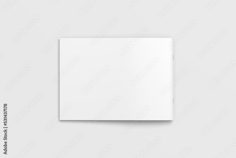 Blank a4 landscape cover brochure mockup Blank a4 landscape cover brochure mockup
