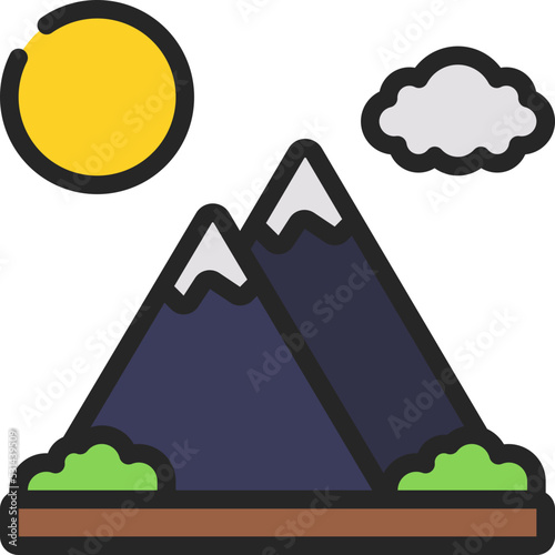 Mountains Icon
