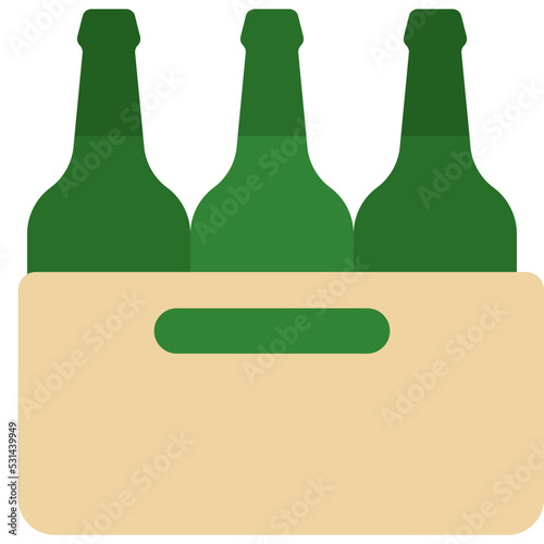 Beer Bottle Crate Icon
