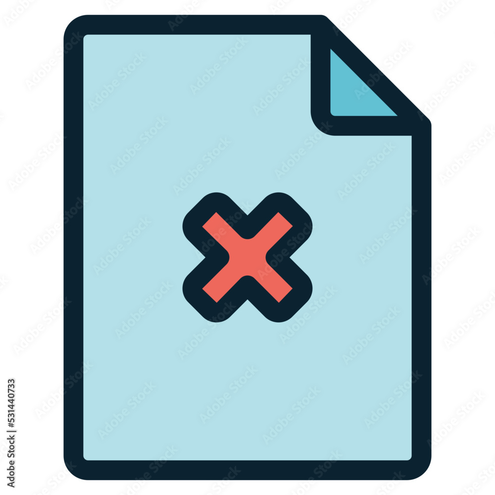 Obraz premium file corrupt icon