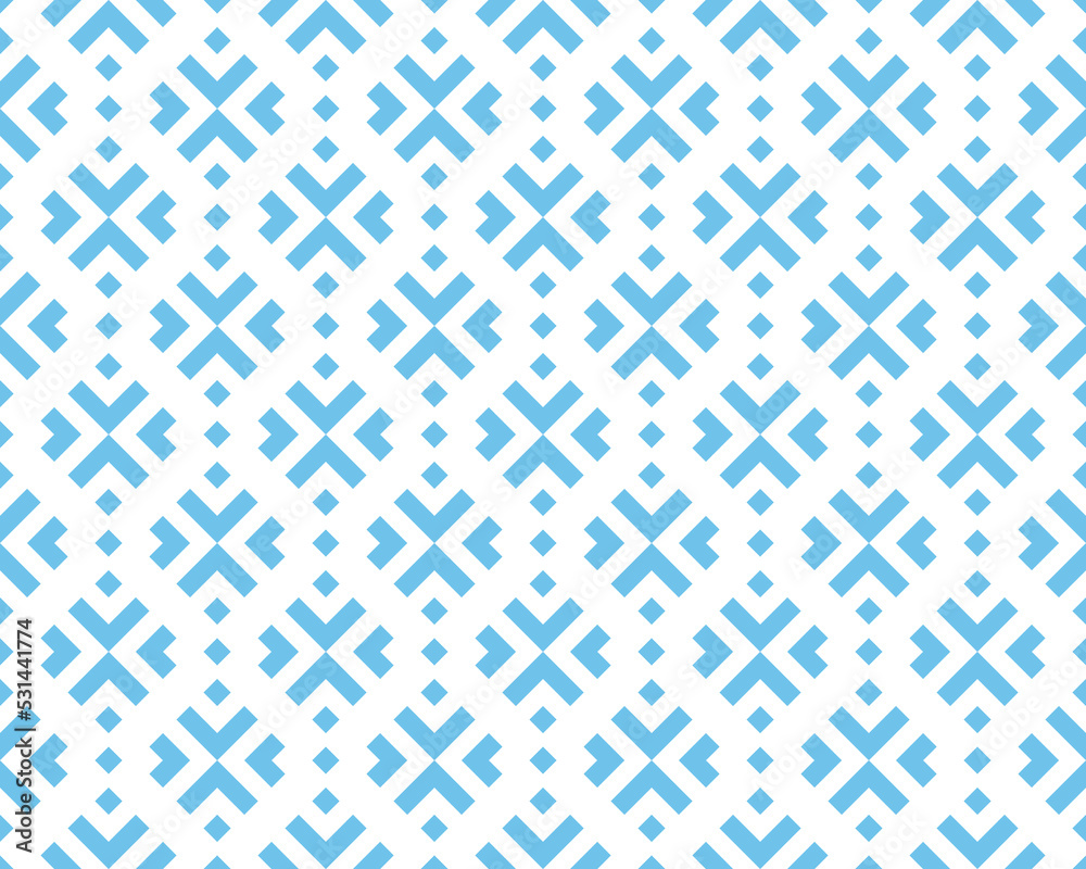 Abstract geometric pattern. A seamless vector background. White and blue ornament. Graphic modern pattern. Simple lattice graphic design Abstract geometric pattern. A seamless vector background. White and blue ornament. Graphic modern pattern. Simple lattice graphic design