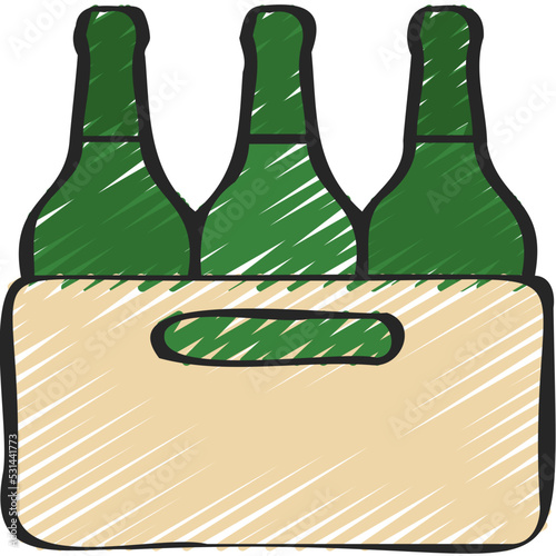 Beer Bottle Crate Icon
