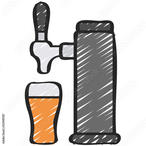 Draught Beer Pump Icon