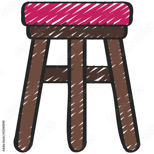 Bar Stool Icon