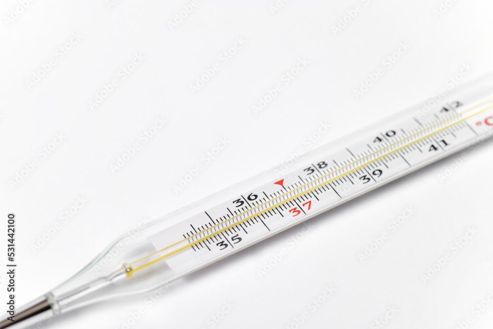 Method of temperature determination and treatment. Thermometer and medicines.Coronavirus Method of temperature determination and treatment. Thermometer and medicines.Coronavirus