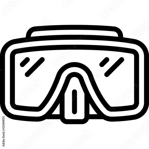 Diving Mask Icon