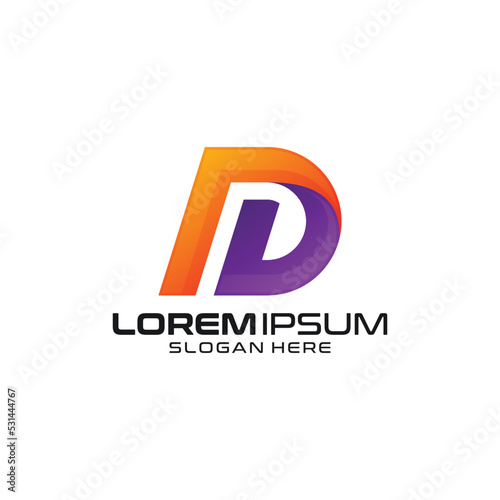 Letter D logo icon