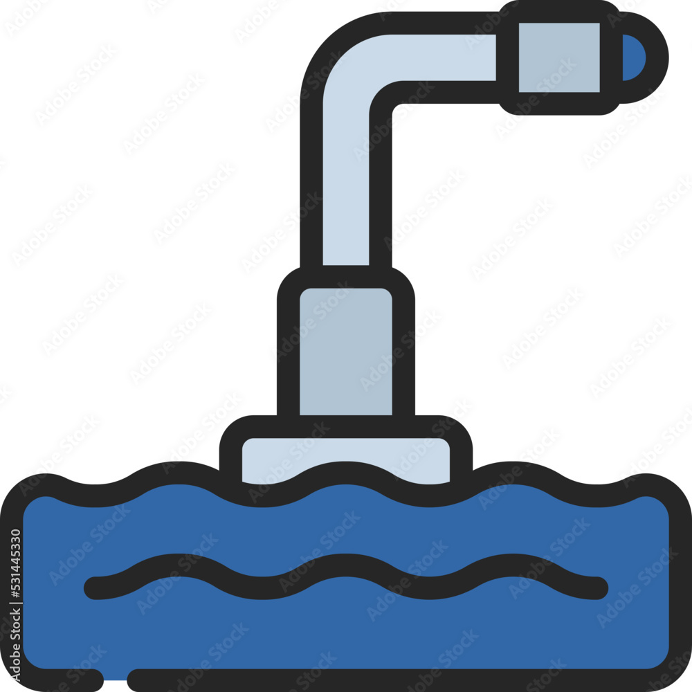Fototapeta premium Submarine Periscope Icon