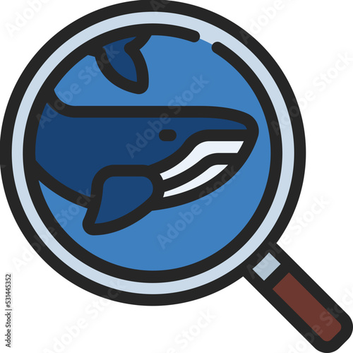 Whale Watching Icon