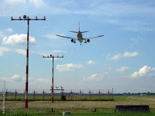 Flugzeug Landung