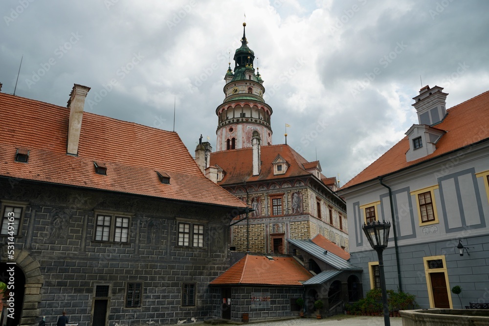 Fototapeta premium Cesky Krumlov Czech Republic 2022 June
