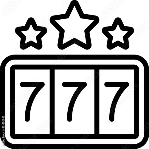 Slot Machine Winner Icon
