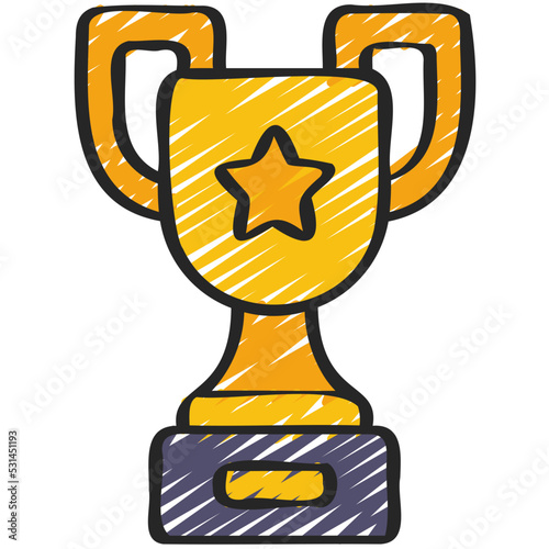 Trophy Tall Handles Icon