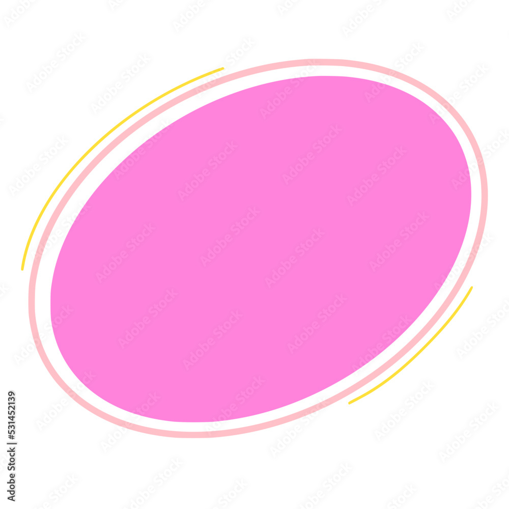 pink speech bubble