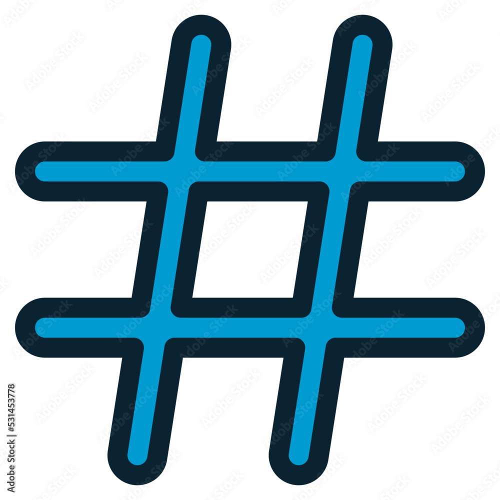 Fototapeta premium hashtag sign