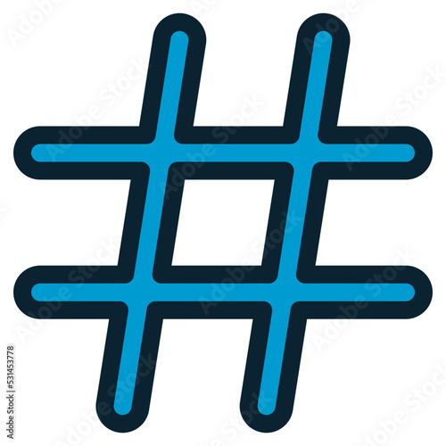 hashtag sign