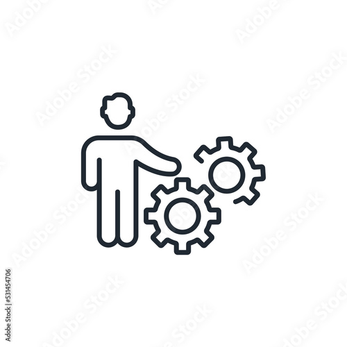 people development icons  symbol vector elements for infographic web