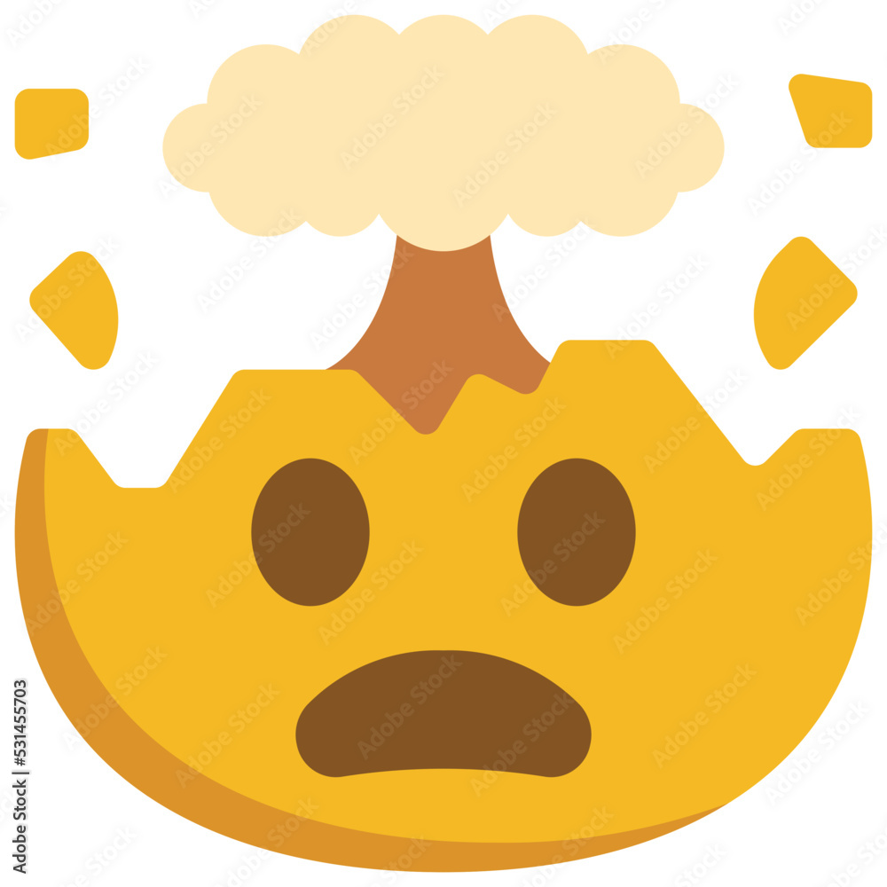 Fototapeta premium Mind Blown Icon