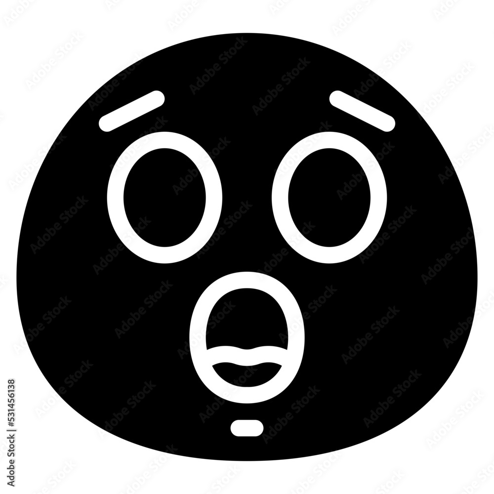 Fototapeta premium Shocked Icon
