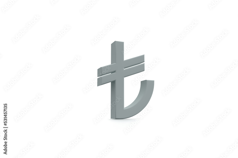 Obraz premium Turkish lira symbol