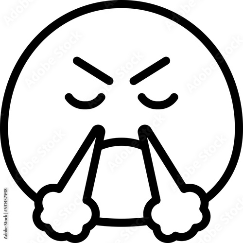 Annoyed Nose Air Icon
