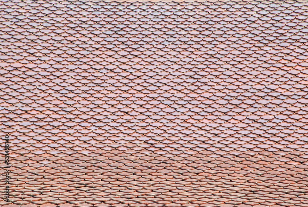 Red tiles roof background Red tiles roof background