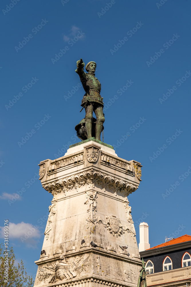 Statue Prince Henry le navigateur, Porto, Portugal