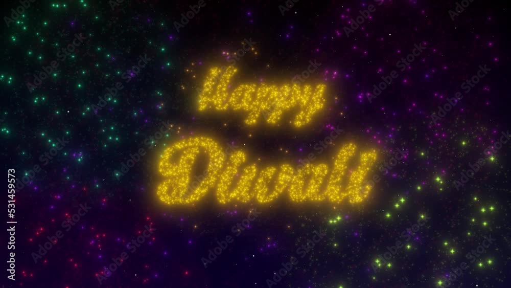 Happy Diwali 2022 Glowing Crackers, Fireworks & Sparkles For Celebration of indian Festivel Diwali  Opener (Intro) For videos in High Quality 4K ( WIsh you all a happy Diwali!