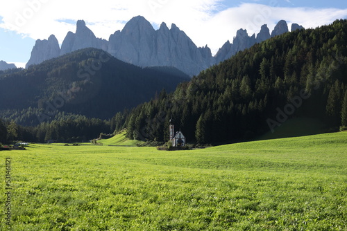 Obraz na płótnie Chiesetta San Giovanni In Ranui,Alto Adige w salonie
