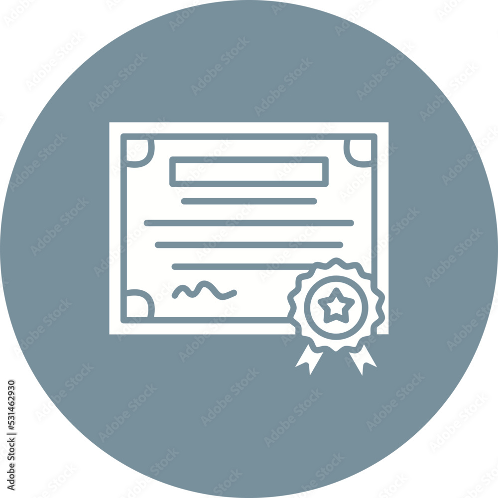 Diploma Multicolor Circle Glyph Inverted Icon Diploma Multicolor Circle Glyph Inverted Icon