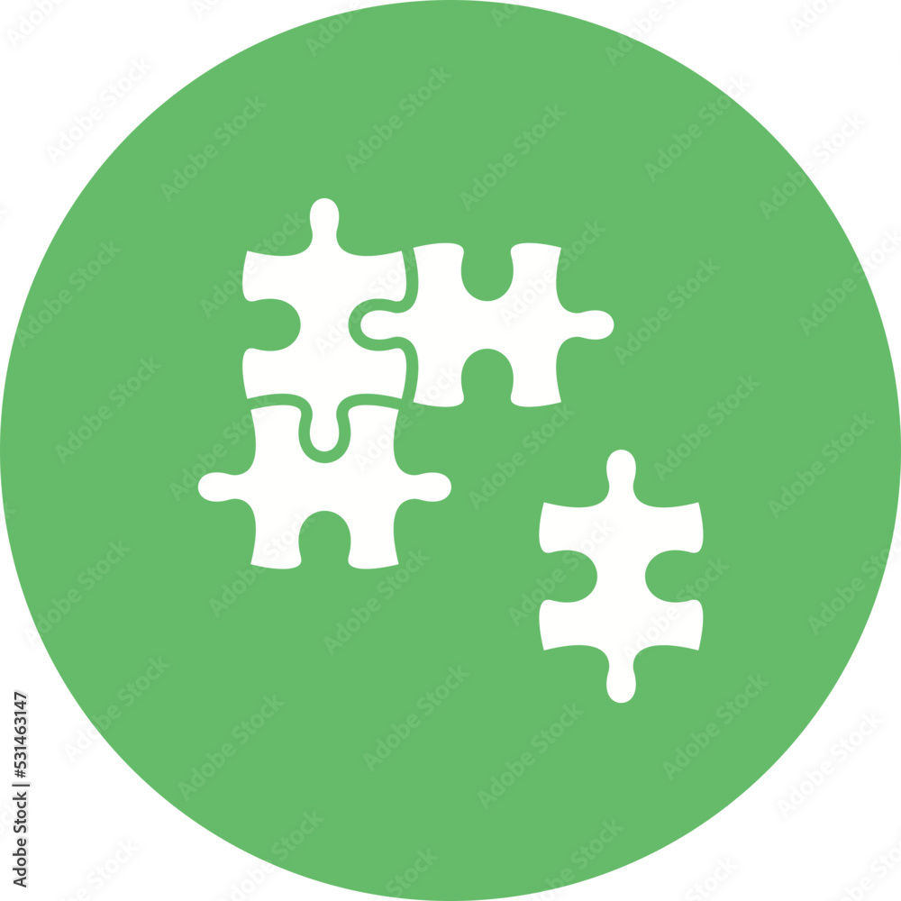 Puzzle Multicolor Circle Glyph Inverted Icon Puzzle Multicolor Circle Glyph Inverted Icon