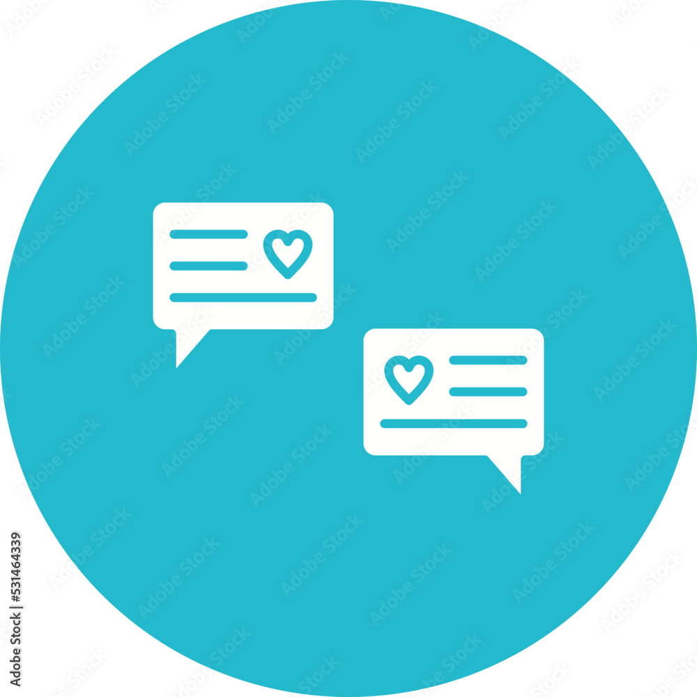 Message Multicolor Circle Glyph Inverted Icon Message Multicolor Circle Glyph Inverted Icon