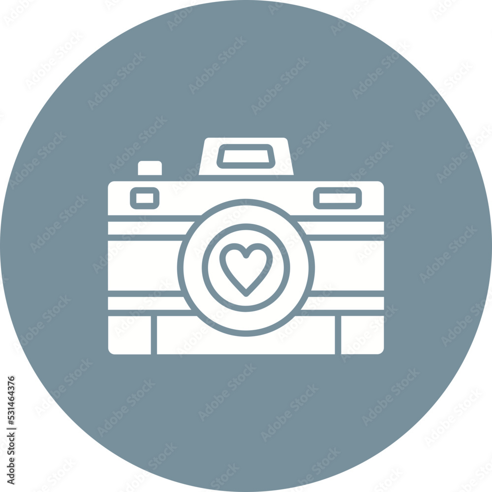 Camera Multicolor Circle Glyph Inverted Icon Camera Multicolor Circle Glyph Inverted Icon