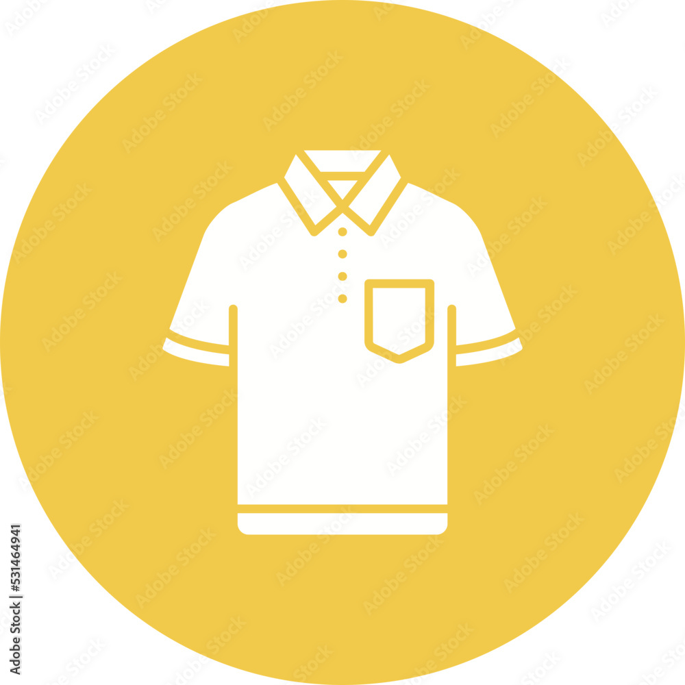 Shirt Multicolor Circle Glyph Inverted Icon Shirt Multicolor Circle Glyph Inverted Icon