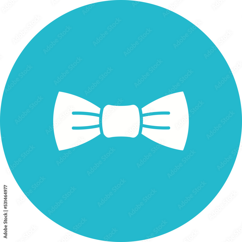 Bow Tie Multicolor Circle Glyph Inverted Icon Bow Tie Multicolor Circle Glyph Inverted Icon