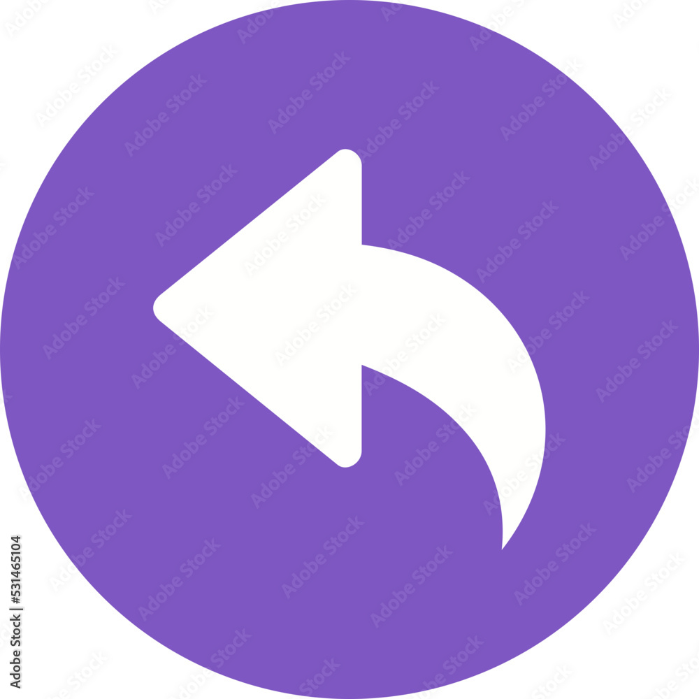 Reply Multicolor Circle Glyph Inverted Icon Reply Multicolor Circle Glyph Inverted Icon